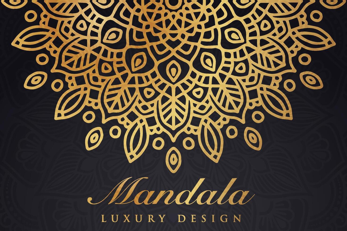 Luxurious mandala pattern background, luxury mandala invitation greeting card design, circular pattern vector design,