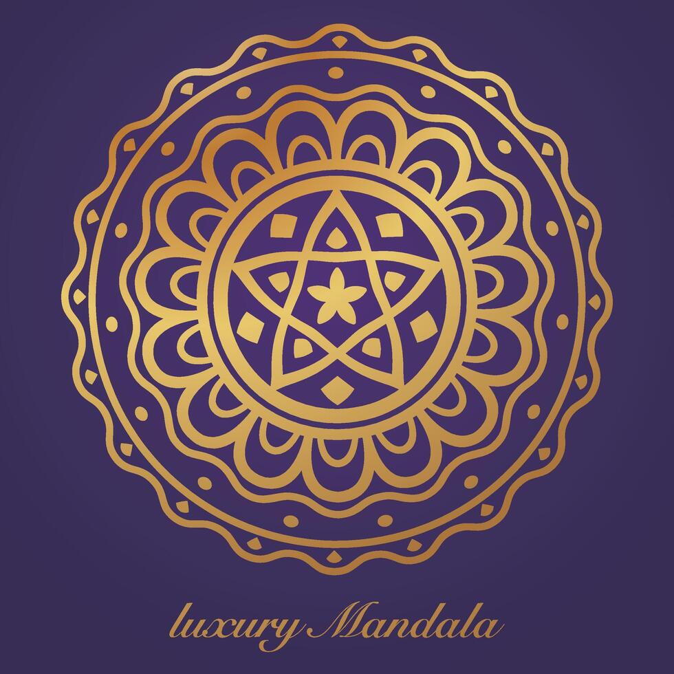 luxury mandala pattern background, circular pattern vector design