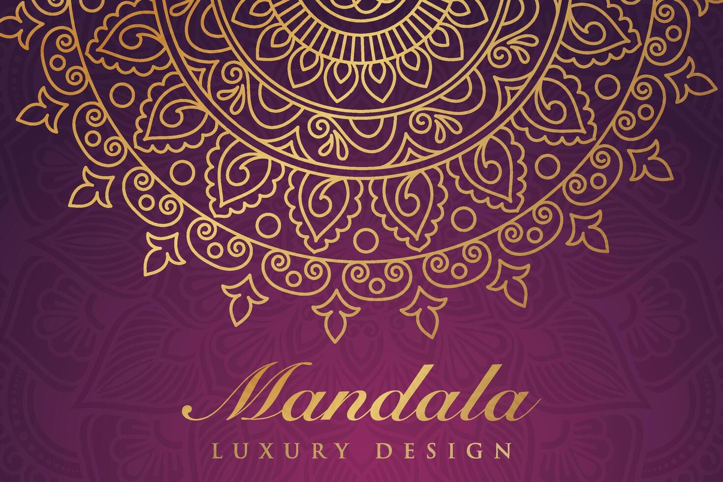 Luxurious mandala pattern background, luxury mandala invitation greeting card design, circular pattern vector design,