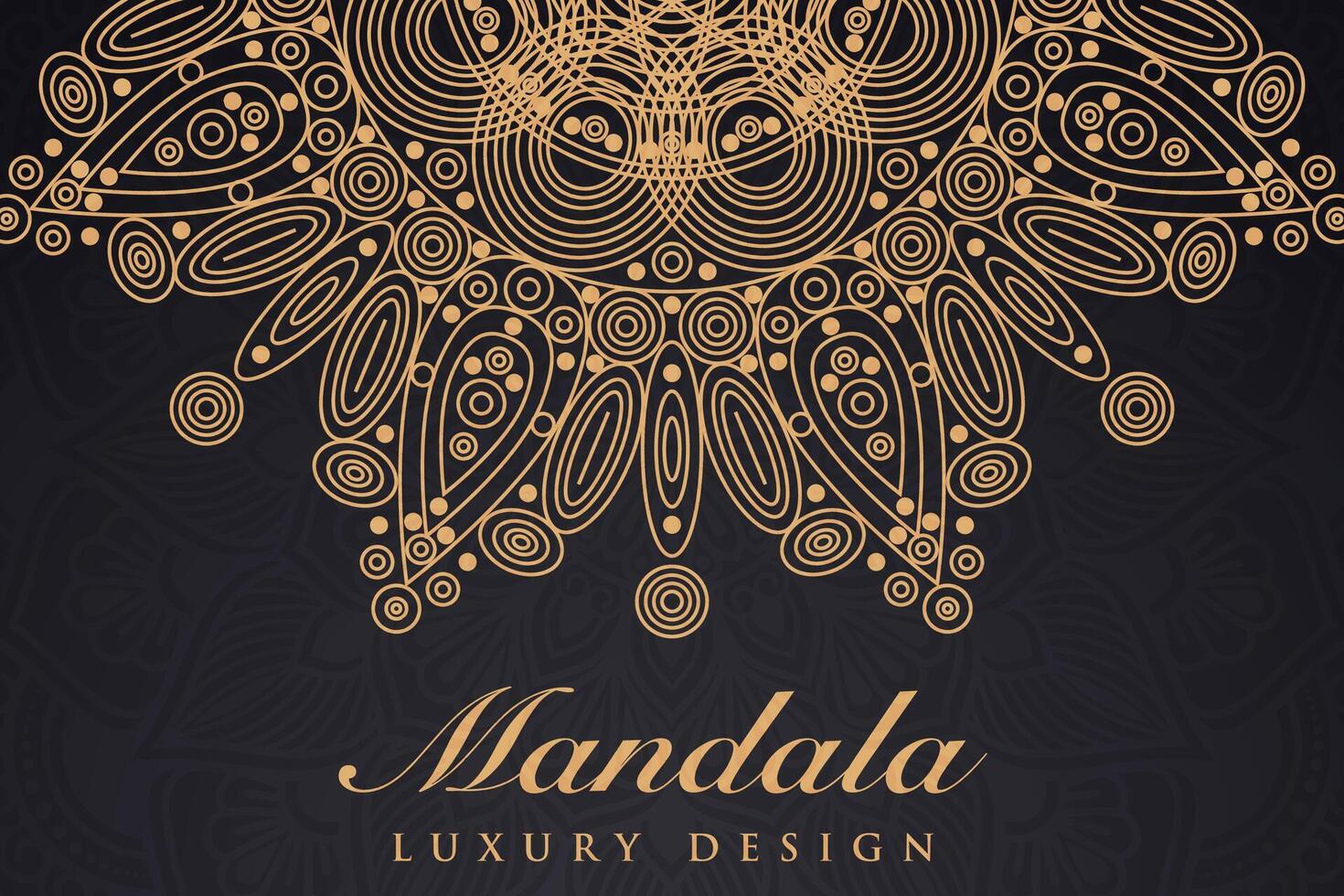 Luxurious mandala pattern background, luxury mandala invitation greeting card design, circular pattern vector design,