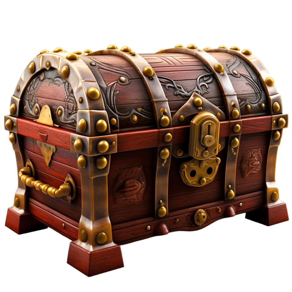 AI generated Pirates treasure chest png