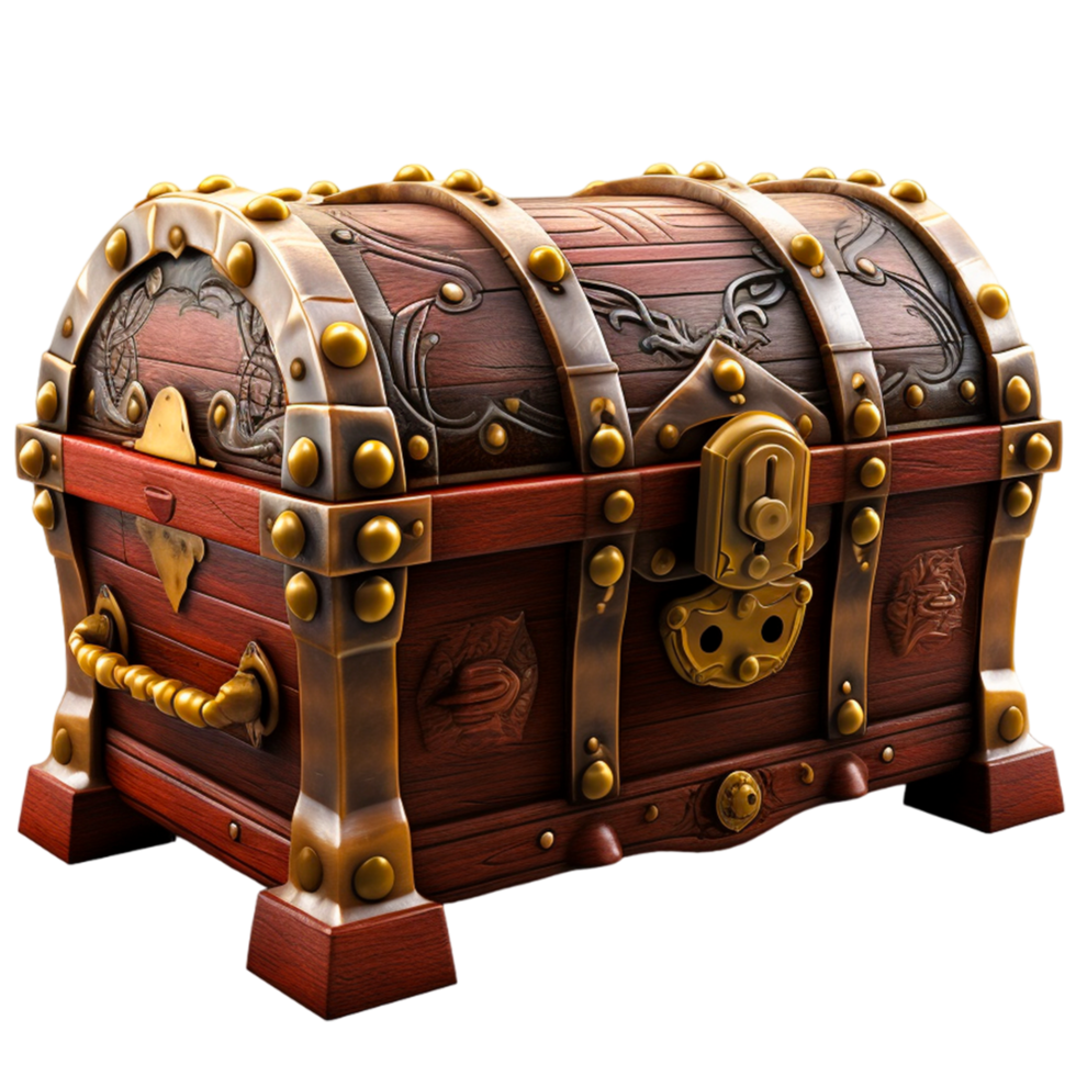 AI generated Pirates treasure chest png