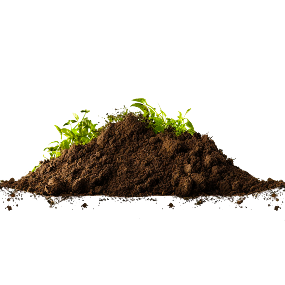 AI generated Composting pile of organic waste png