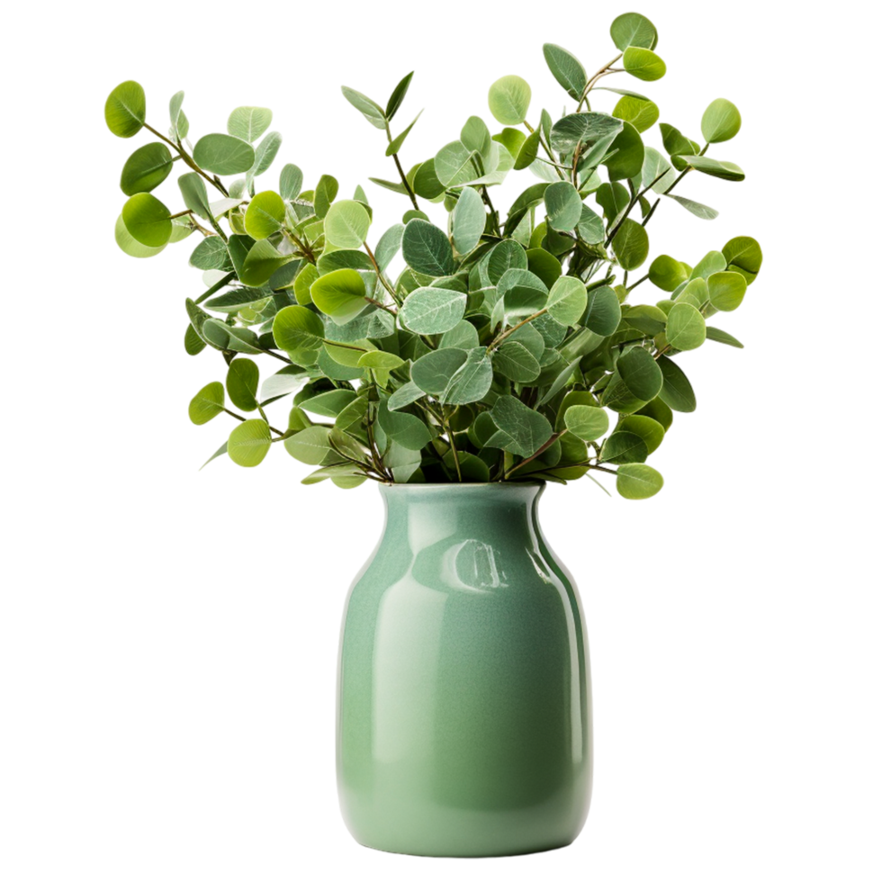 ai généré élégant eucalyptus bouquet intérieur plante png