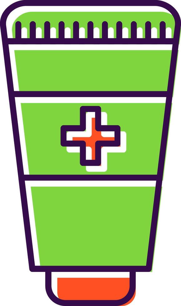 Hand Sanitizer Filled  Icon vector