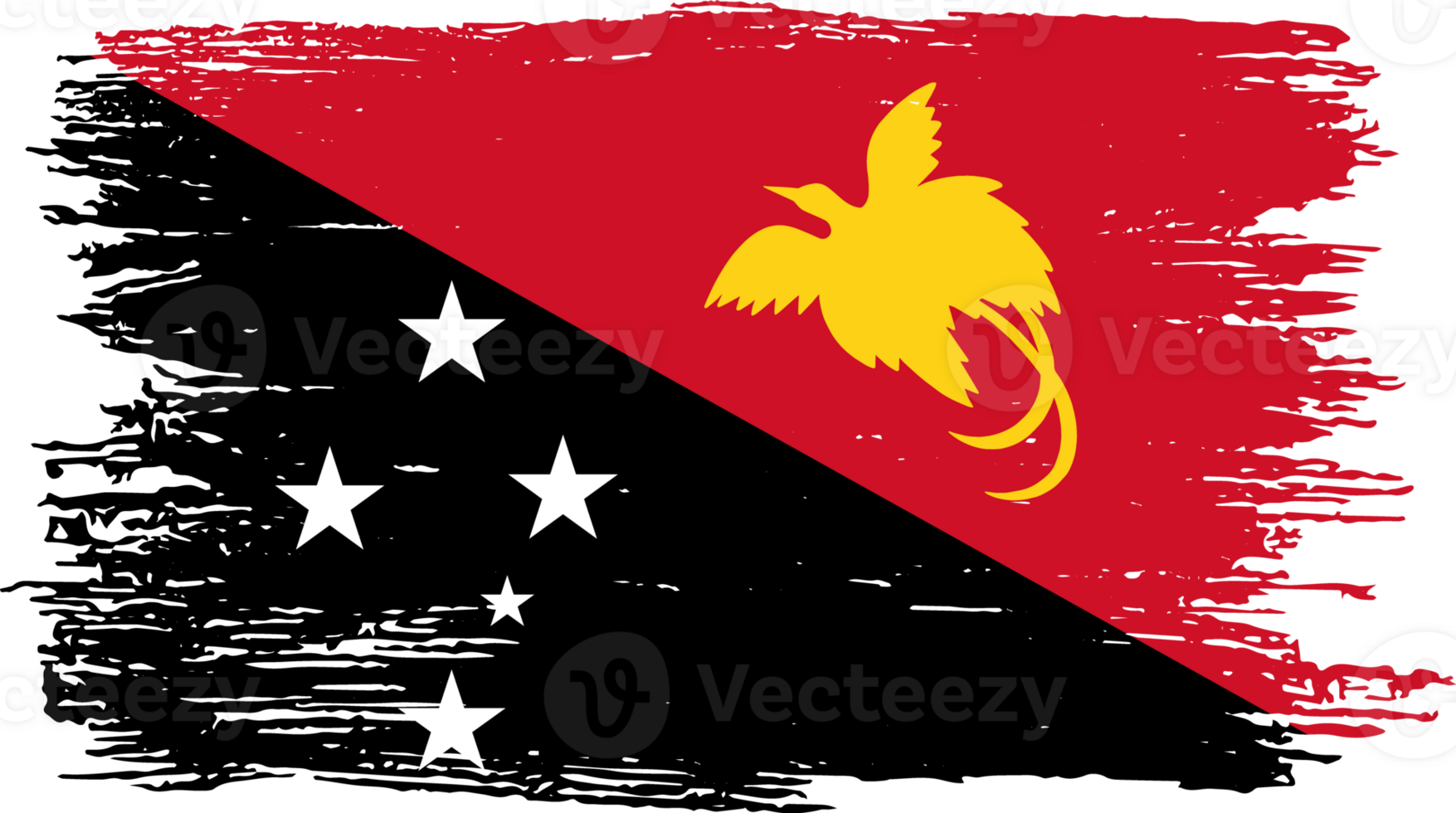 Papua New Guinea flag brush png