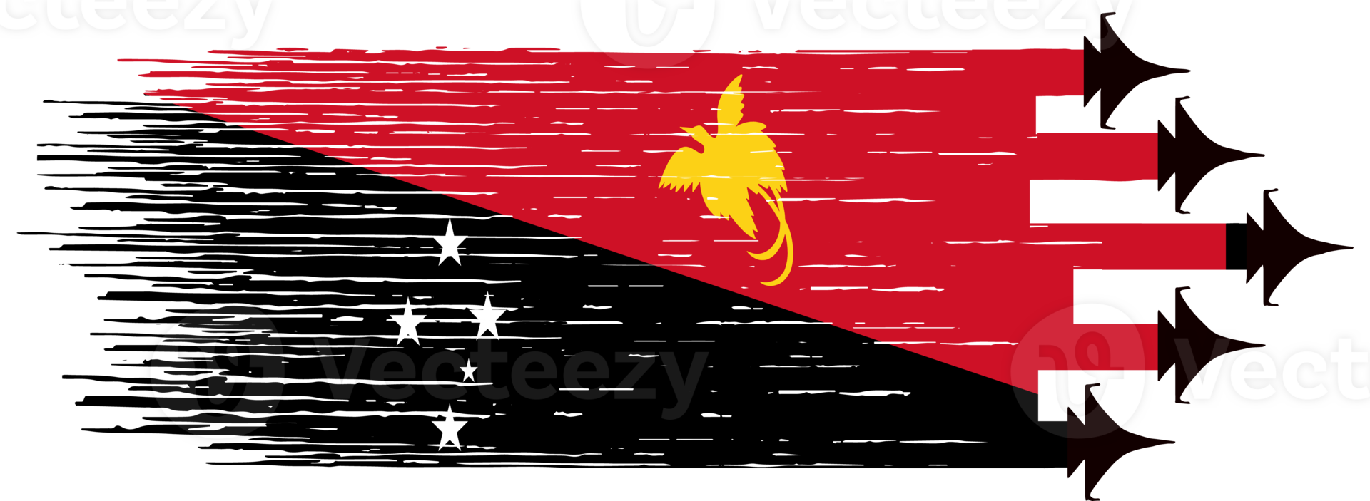 Papua New Guinea flag  military jets png