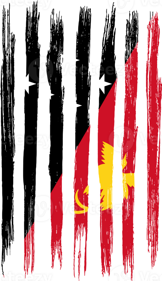 Papua New Guinea flag brush png