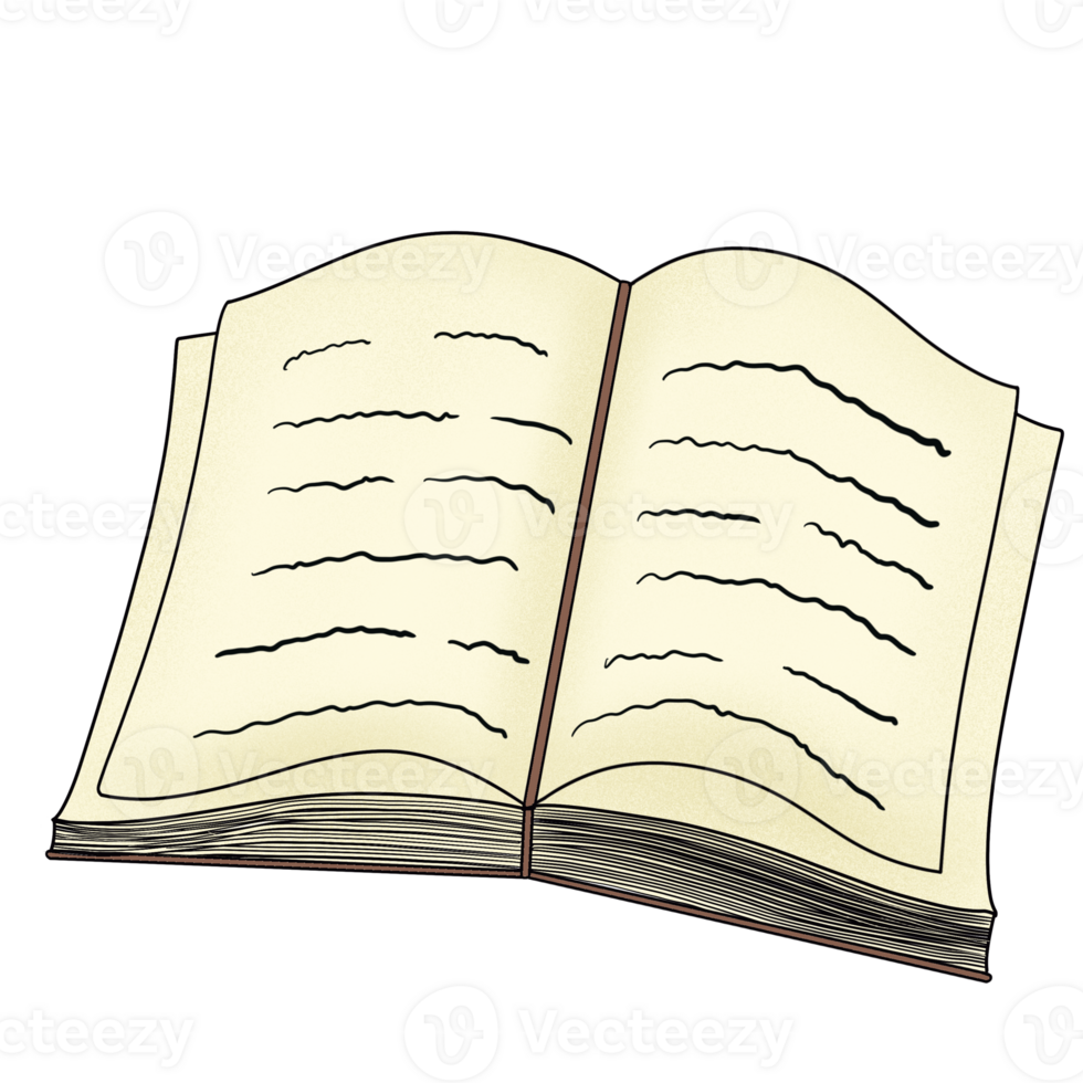 open book  isolate png