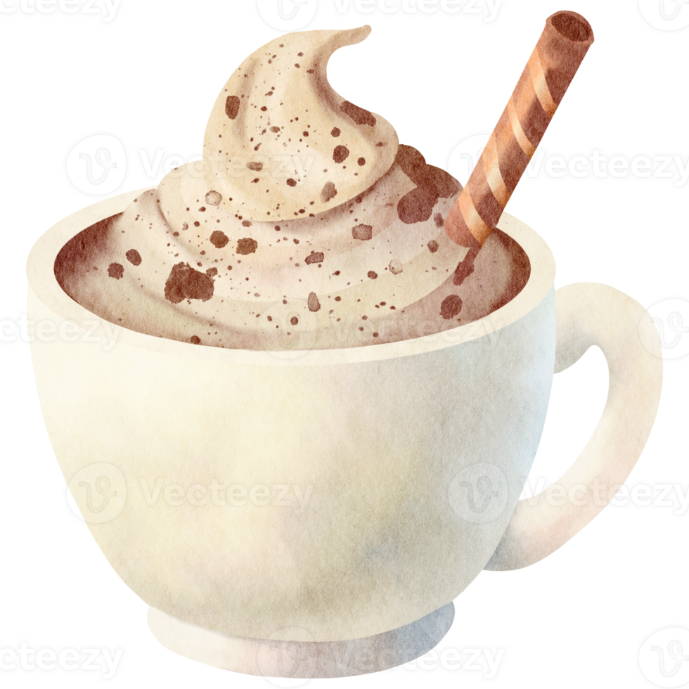 watercolor coffee chocolate png