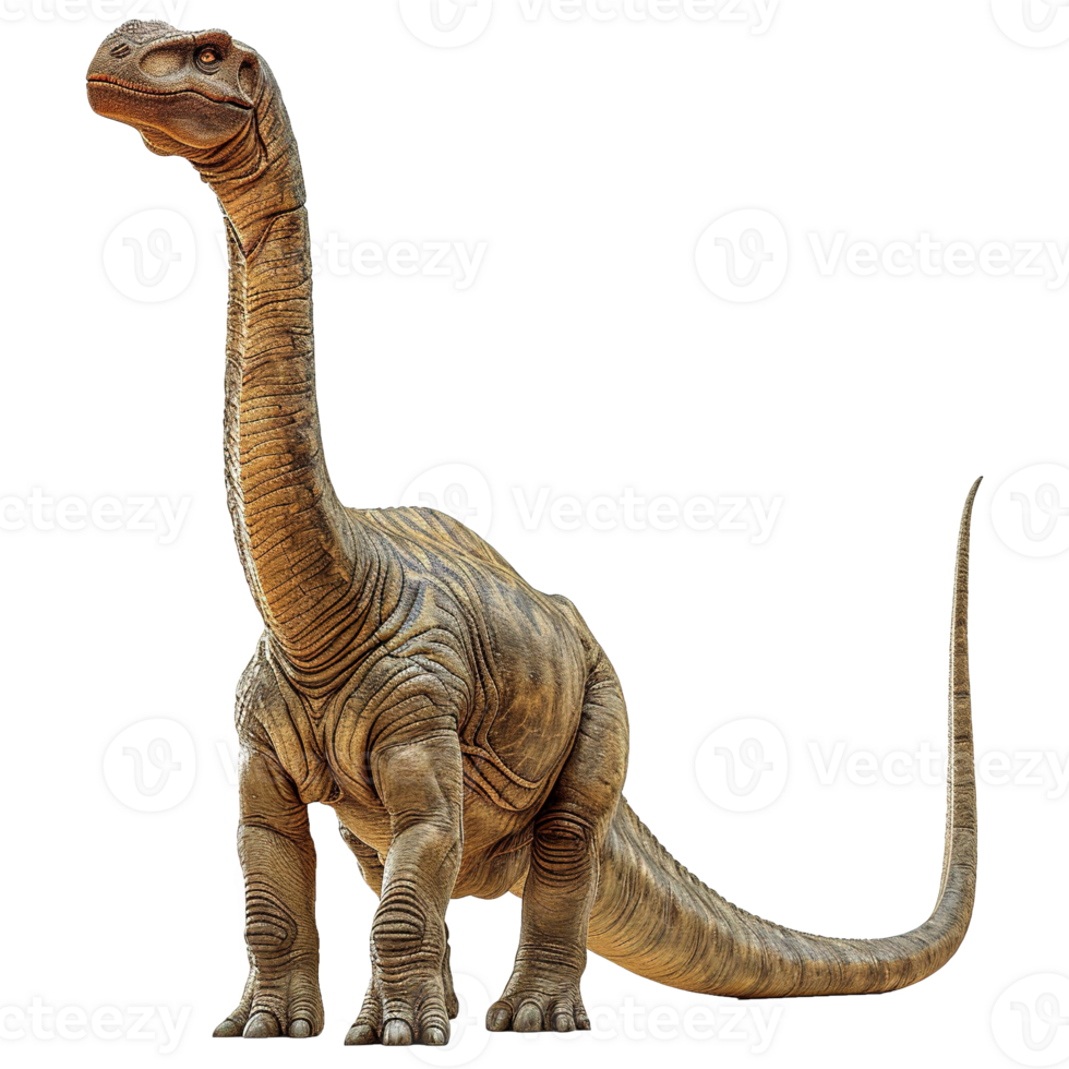 ai gegenereerd sauropod geïsoleerd Aan transparant achtergrond png