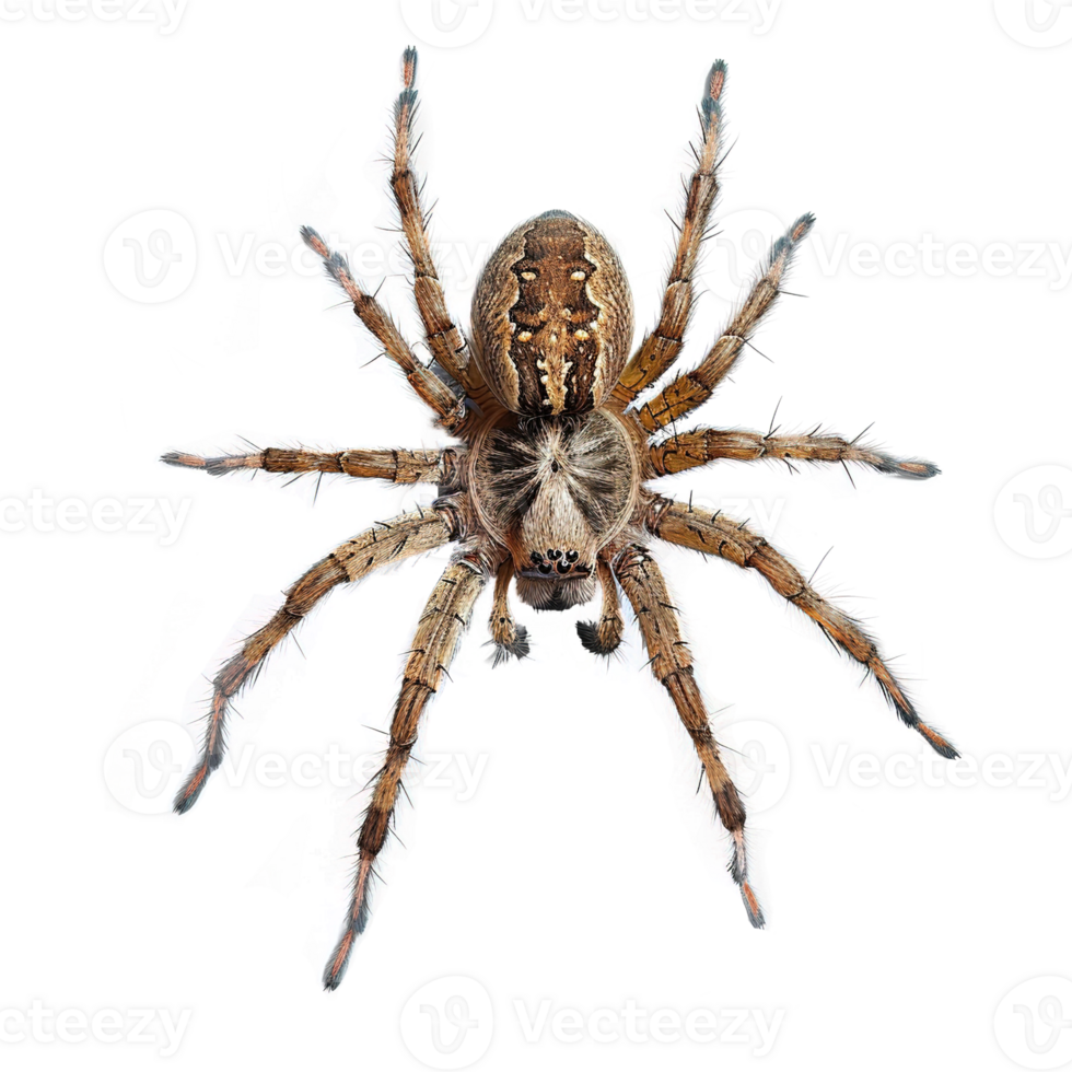 AI generated Jumping spider isolated on transparent background png