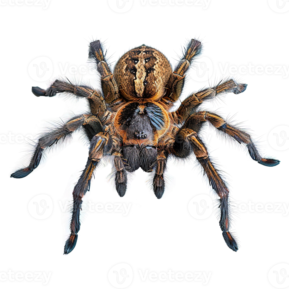 AI generated Jumping spider isolated on transparent background png