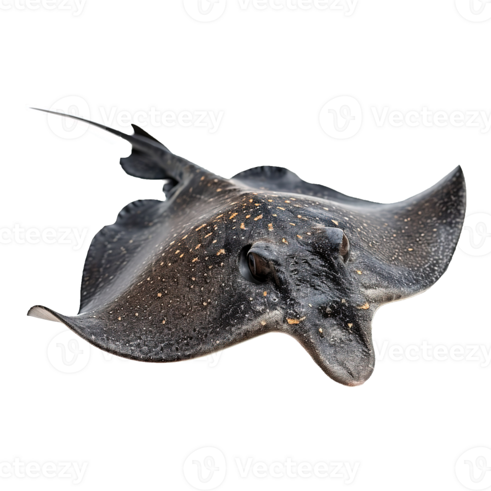 AI generated Set of stingray isolated on transparent background png