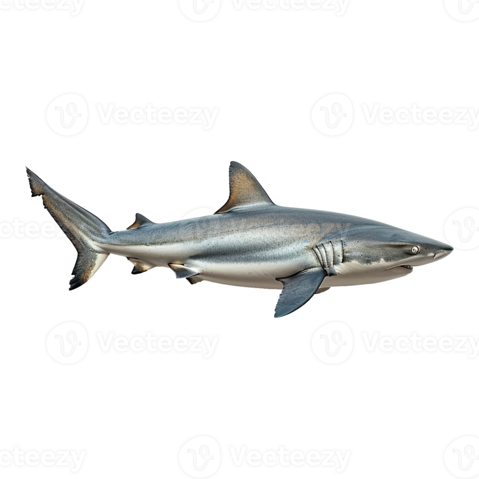 AI generated Shark isolated on transparent background png