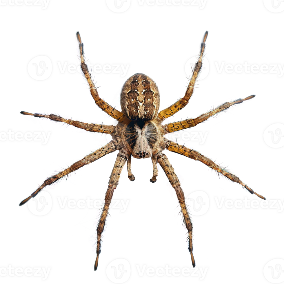 AI generated Jumping spider isolated on transparent background png