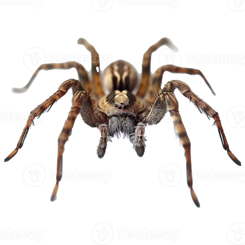 AI generated Jumping spider isolated on transparent background png