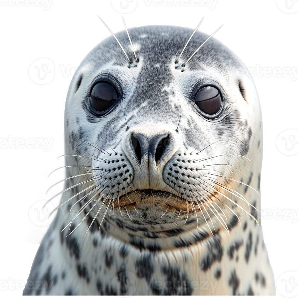 ai generato foca isolato su trasparente sfondo png