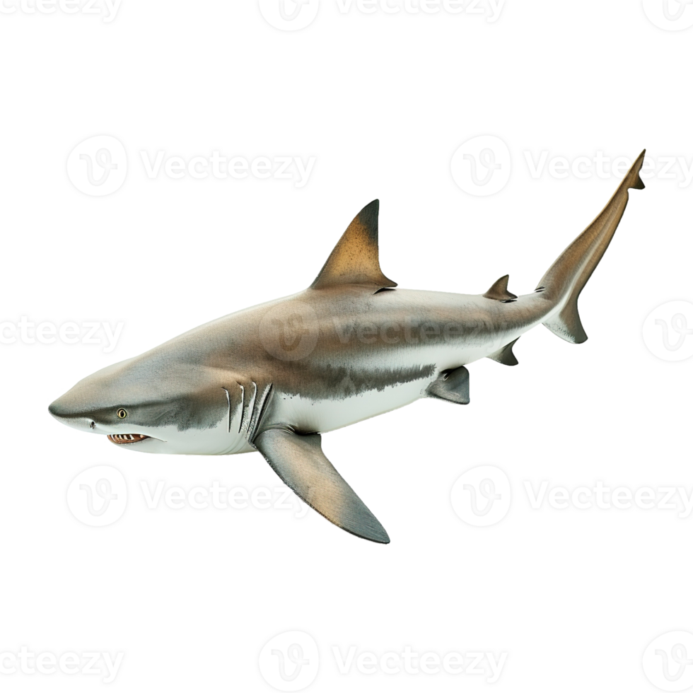AI generated Shark isolated on transparent background png