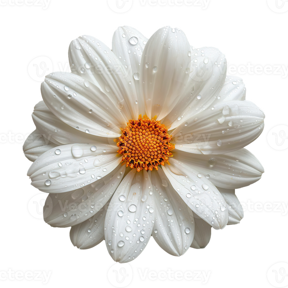 AI generated White hibiscus flower isolated on transparent background png