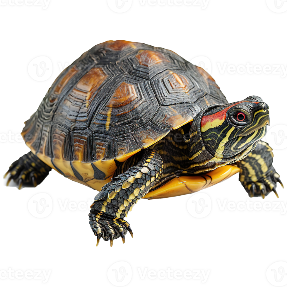 AI generated Turtle isolated on transparent background png