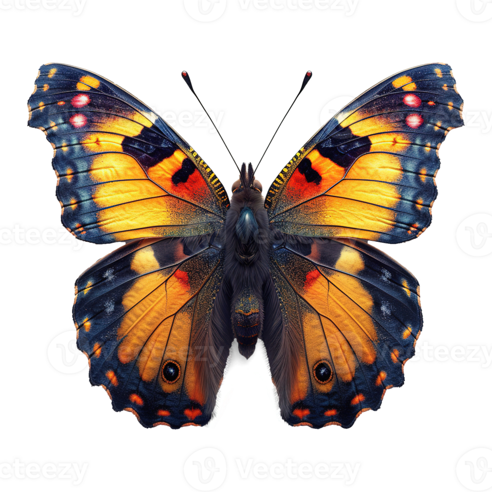 AI generated Butterfly isolated on transparent background png