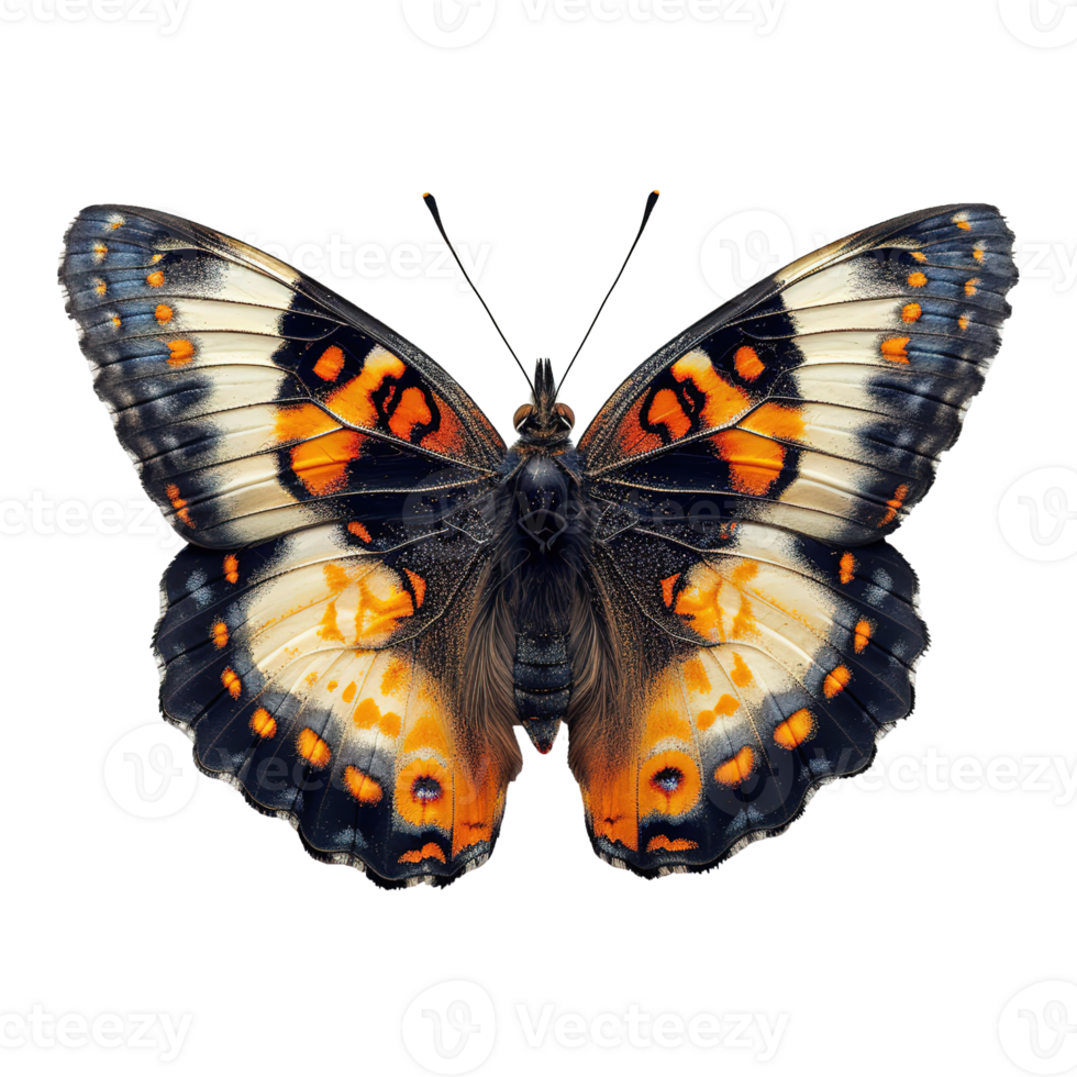 ai generiert Schmetterling isoliert auf transparent Hintergrund png