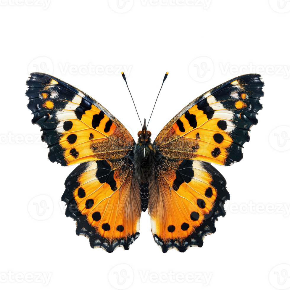 ai generiert Schmetterling isoliert auf transparent Hintergrund png