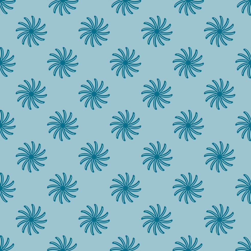 Flower pattern design in nature concept vector