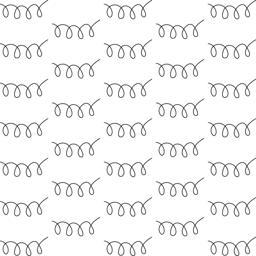 Spiral line decorative seamless pattern vector