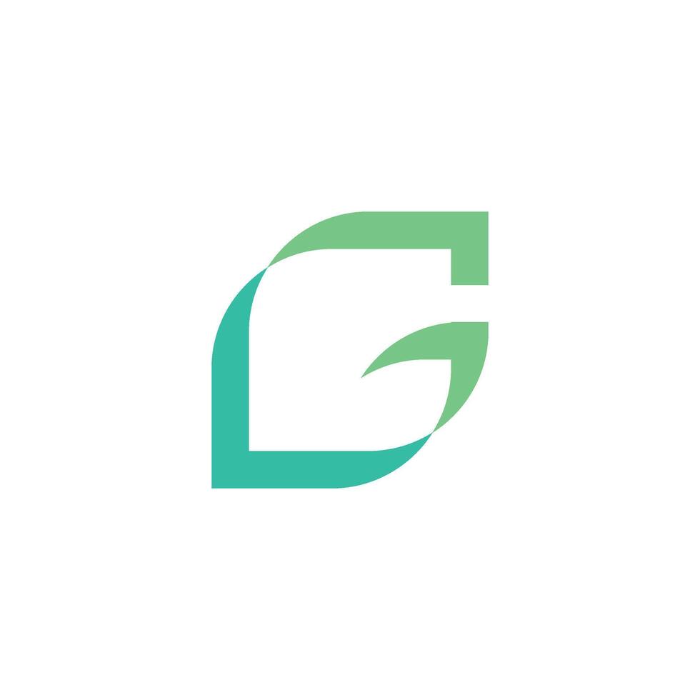 Green Leaf Letter G Logo Vector