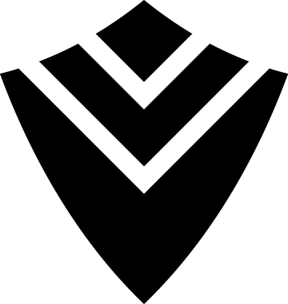 Vector shield icon minimalist style