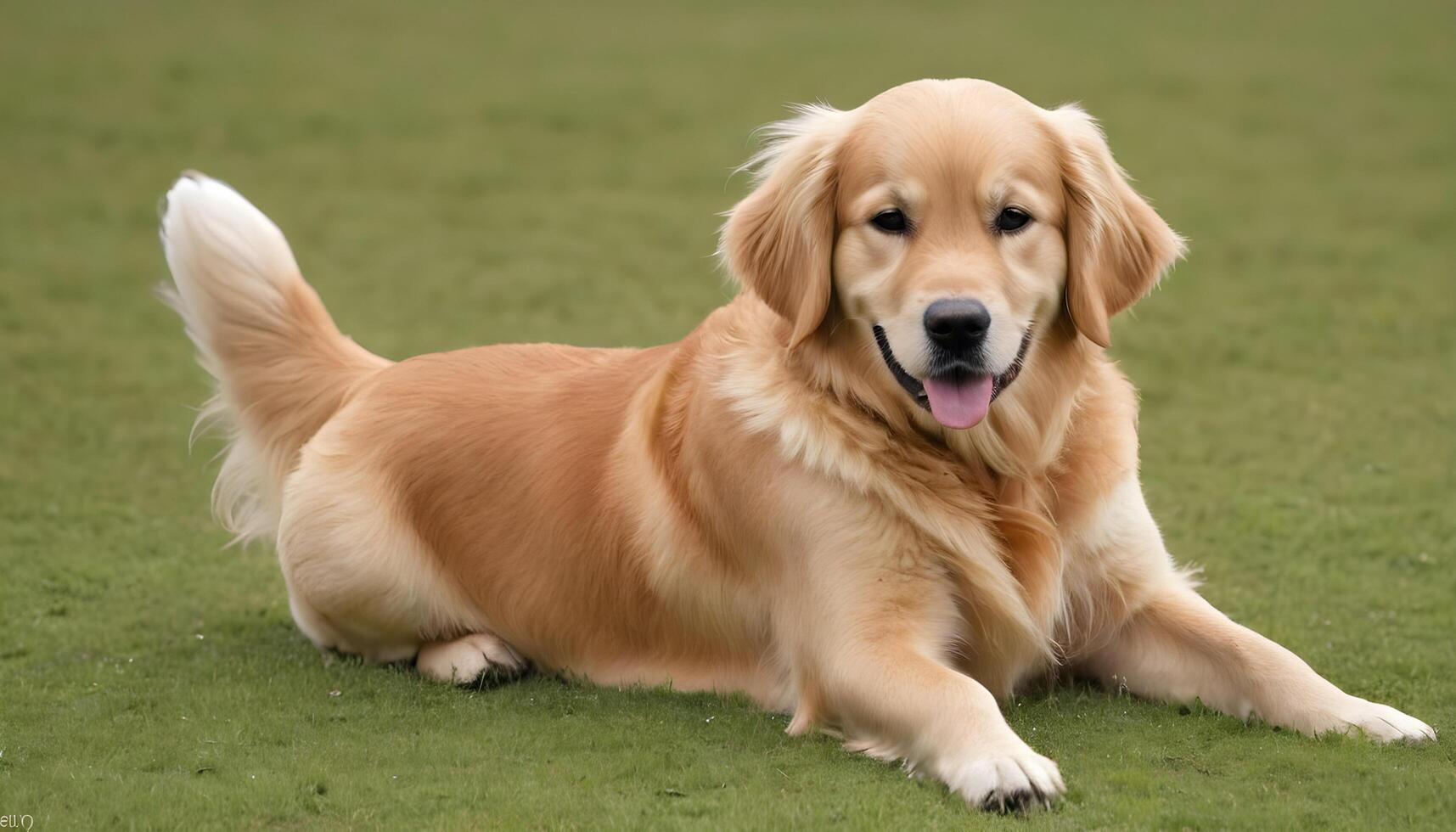 ai generado dorado perro perdiguero, perro fotografía, mascota animal foto