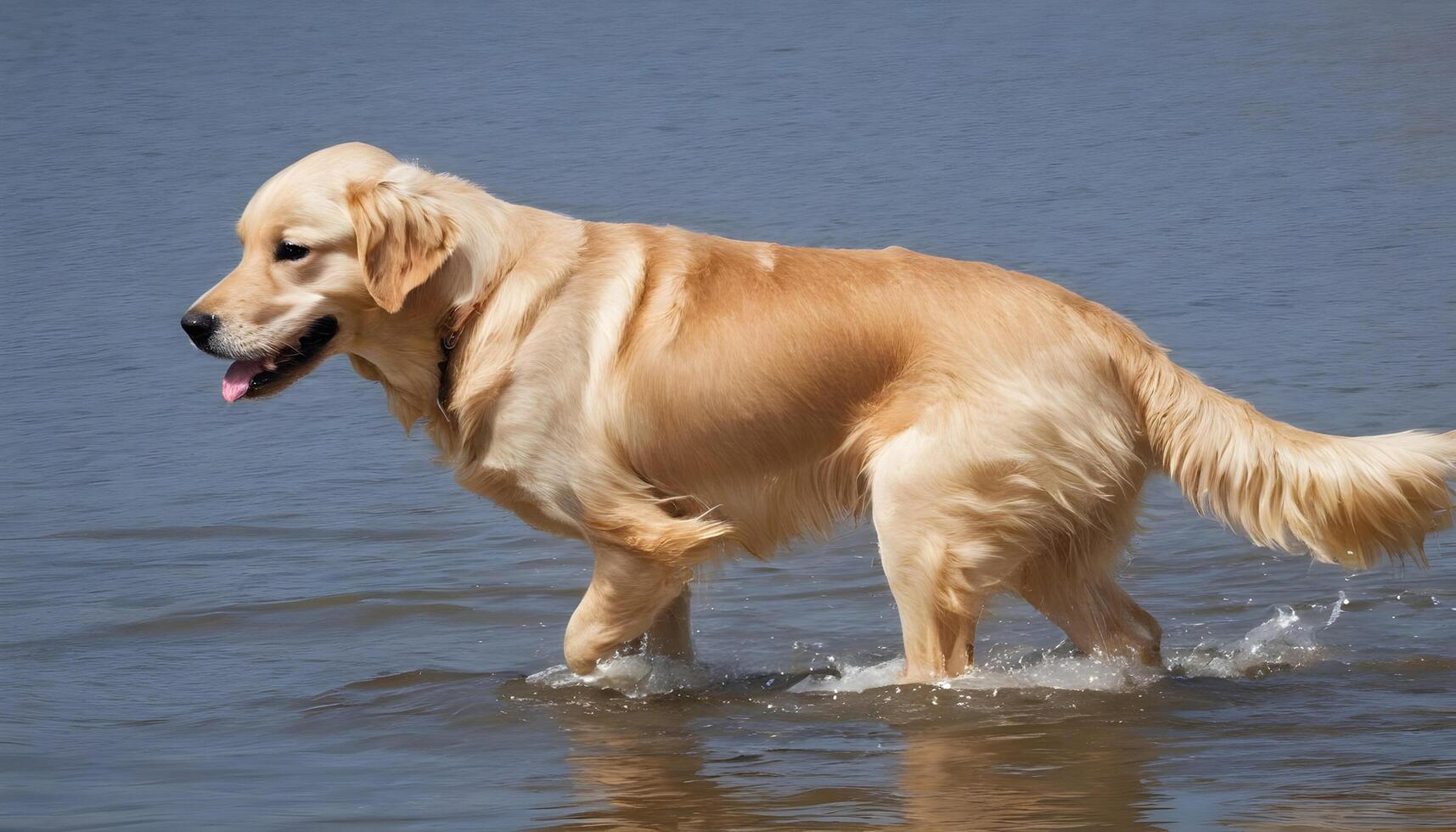 AI generated Golden Retriever,Dog Photography,Pet Animal photo