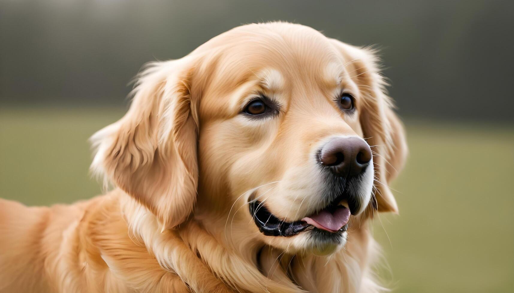 ai generado dorado perro perdiguero, perro fotografía, mascota animal foto