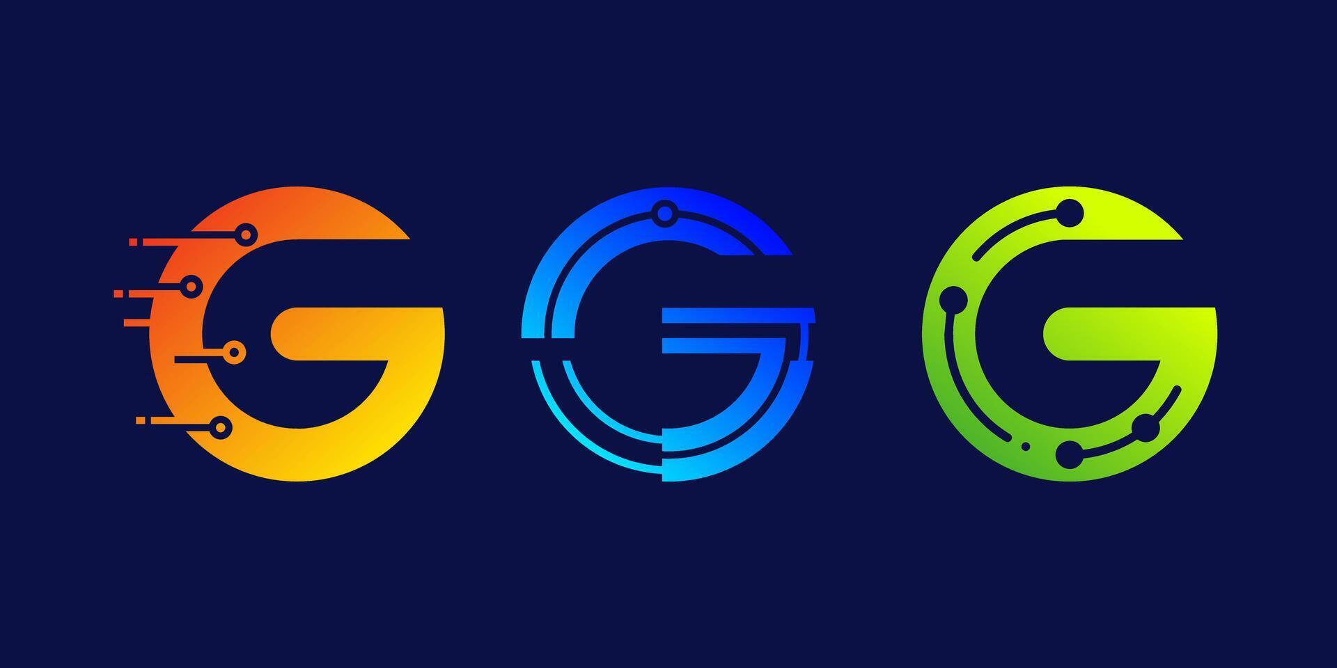 letter H technology logo design for business, digital, technology, media, data vector