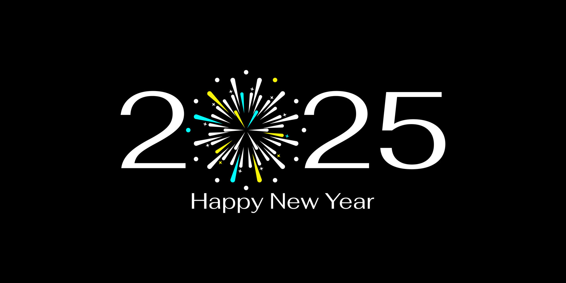 Happy New Year 2025 Background Design. New Year 2025 Design Template