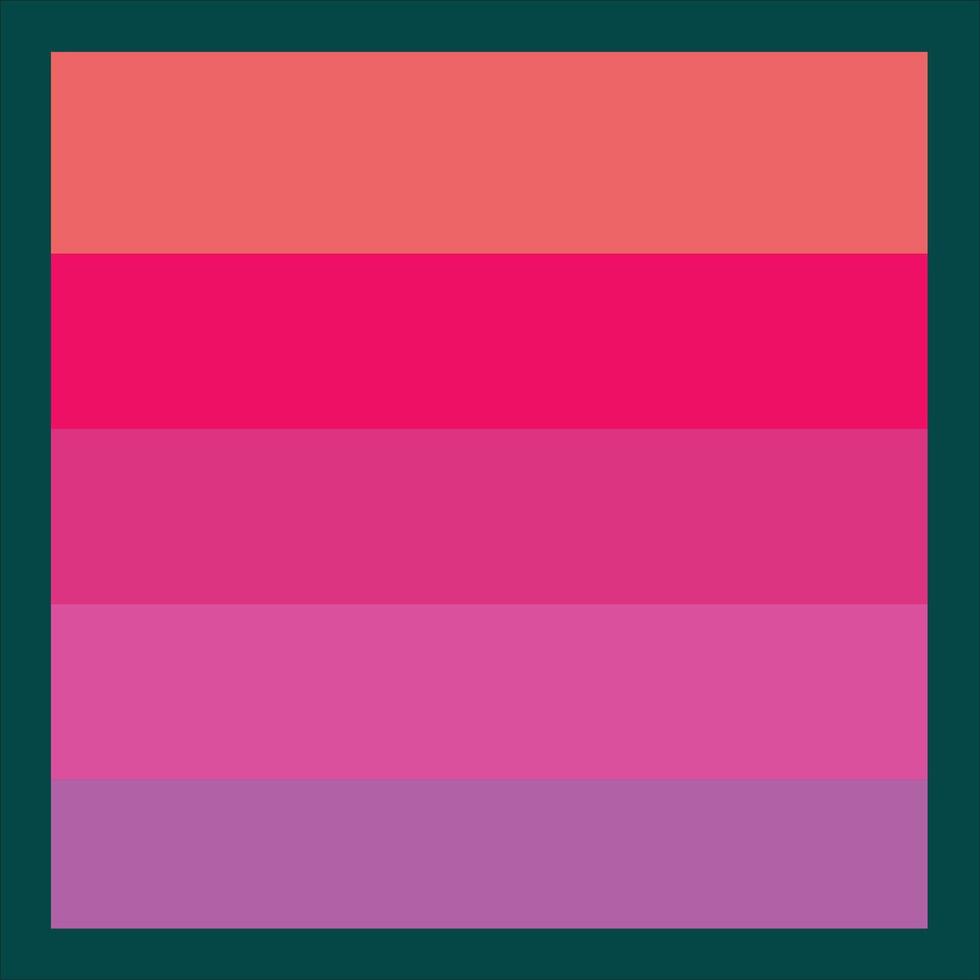 A square with a pink, purple and green background. vector