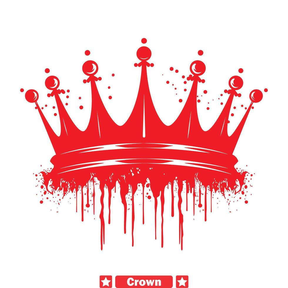 Crowning Glory Exquisite Vector Crown Silhouettes for Every Occasion