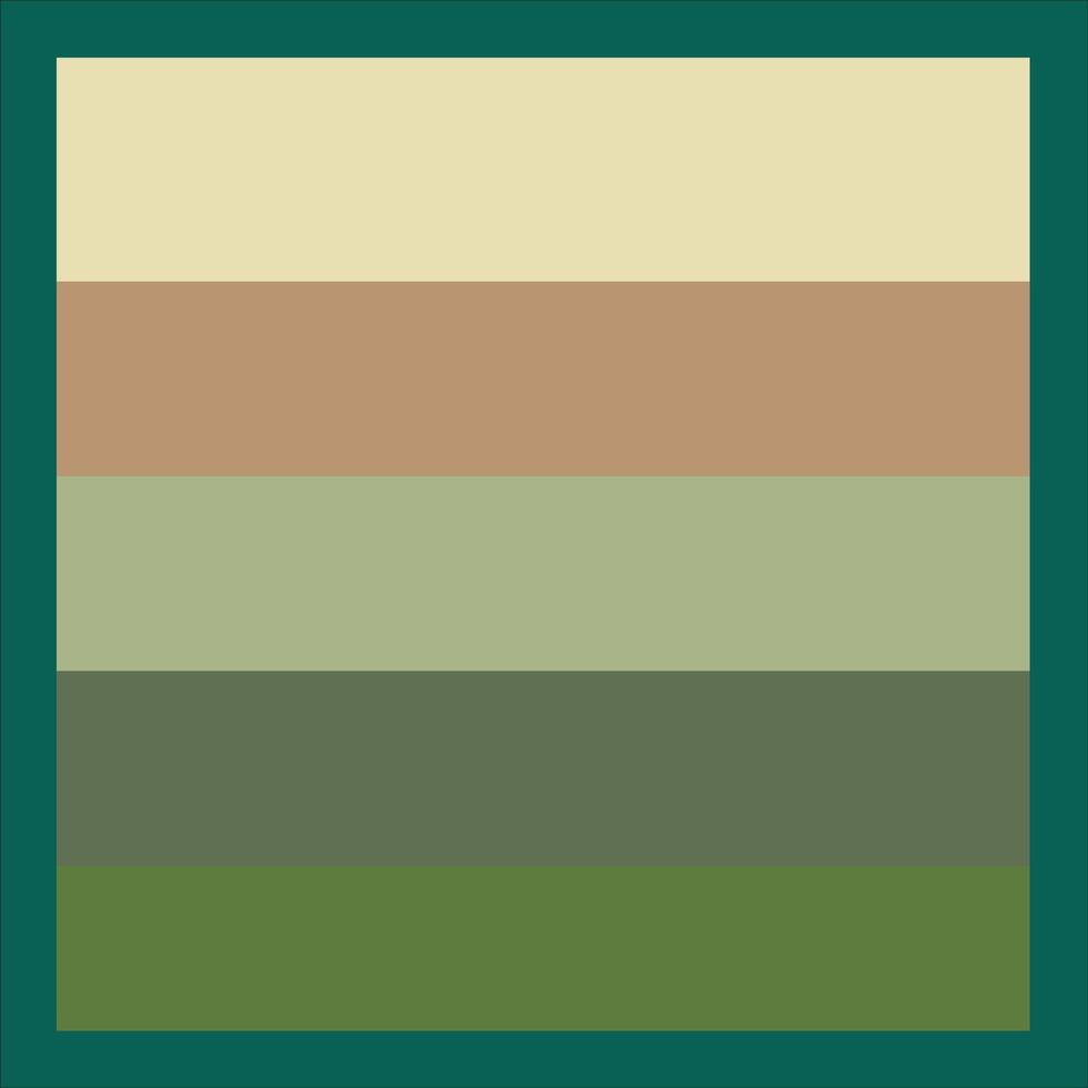 un verde, marrón y bronceado color paleta vector