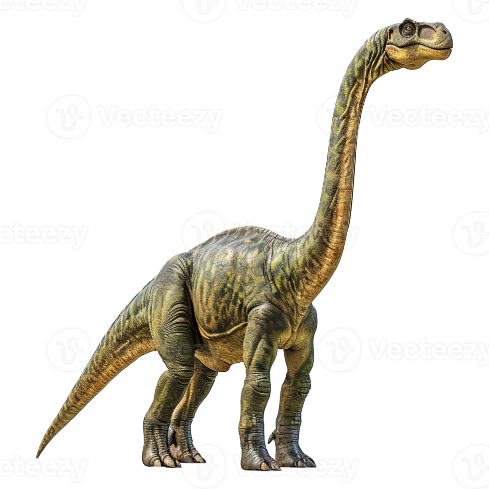 AI generated Sauropod isolated on transparent background png