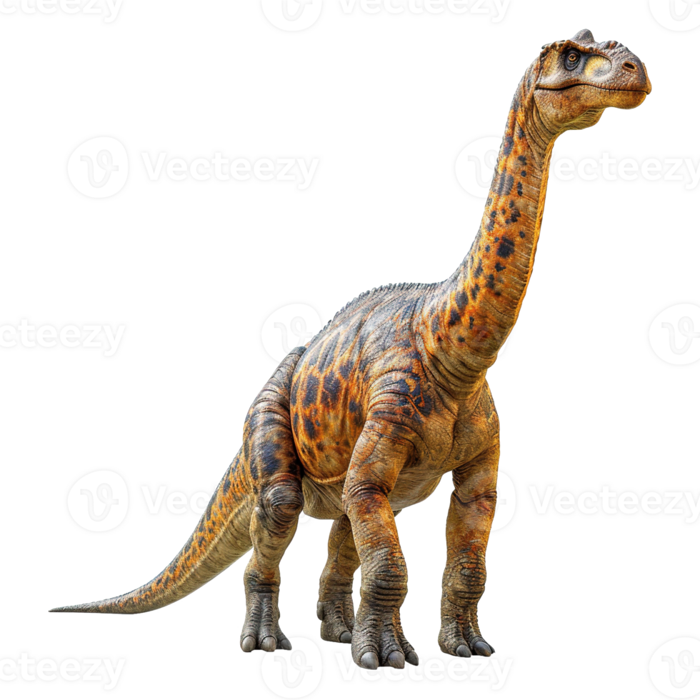 AI generated Sauropod isolated on transparent background png