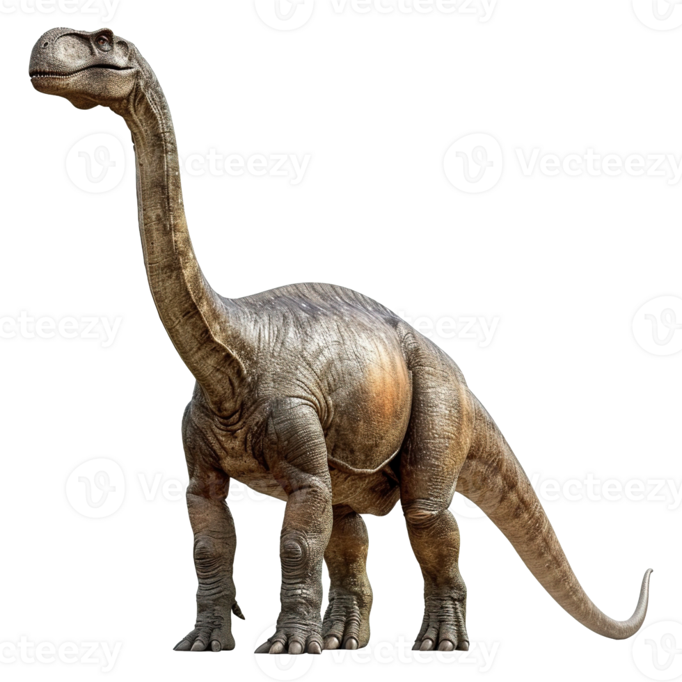 AI generated Sauropod isolated on transparent background png