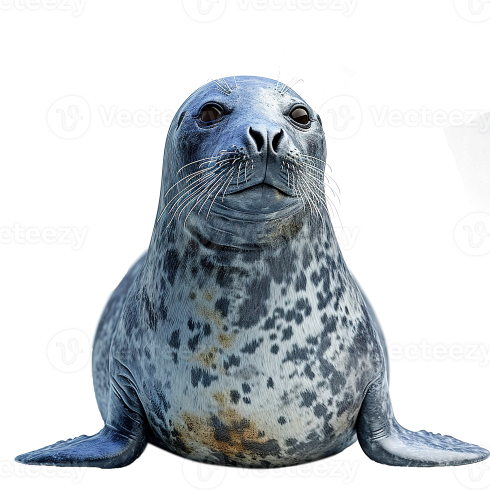 ai gerado foca isolado em transparente fundo png