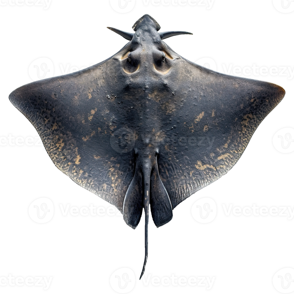 AI generated Set of stingray isolated on transparent background png