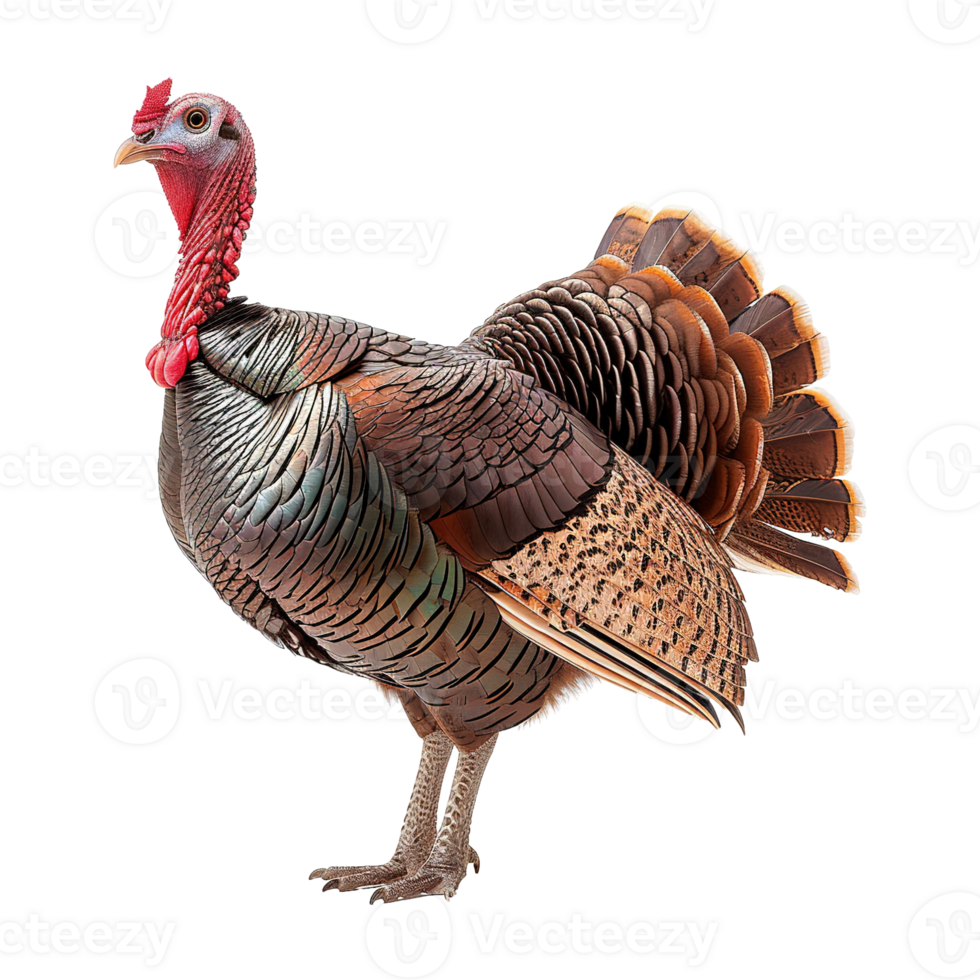 AI generated Turkey isolated on transparent background png