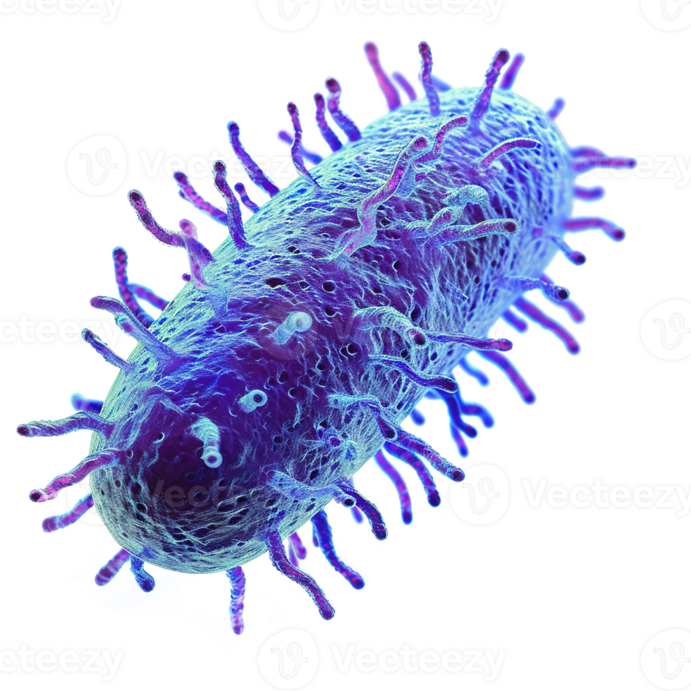 AI generated Microbe isolated on transparent background png