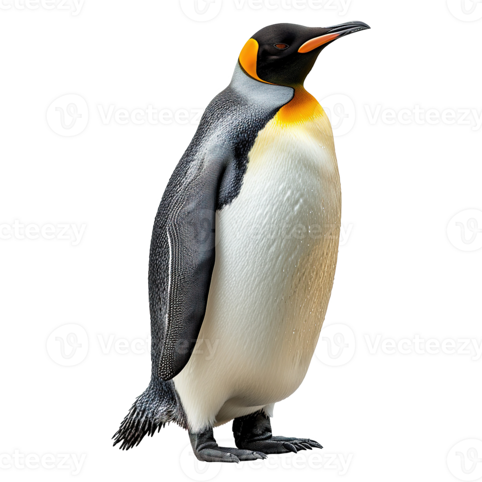 ai generiert Pinguin isoliert auf transparent Hintergrund png