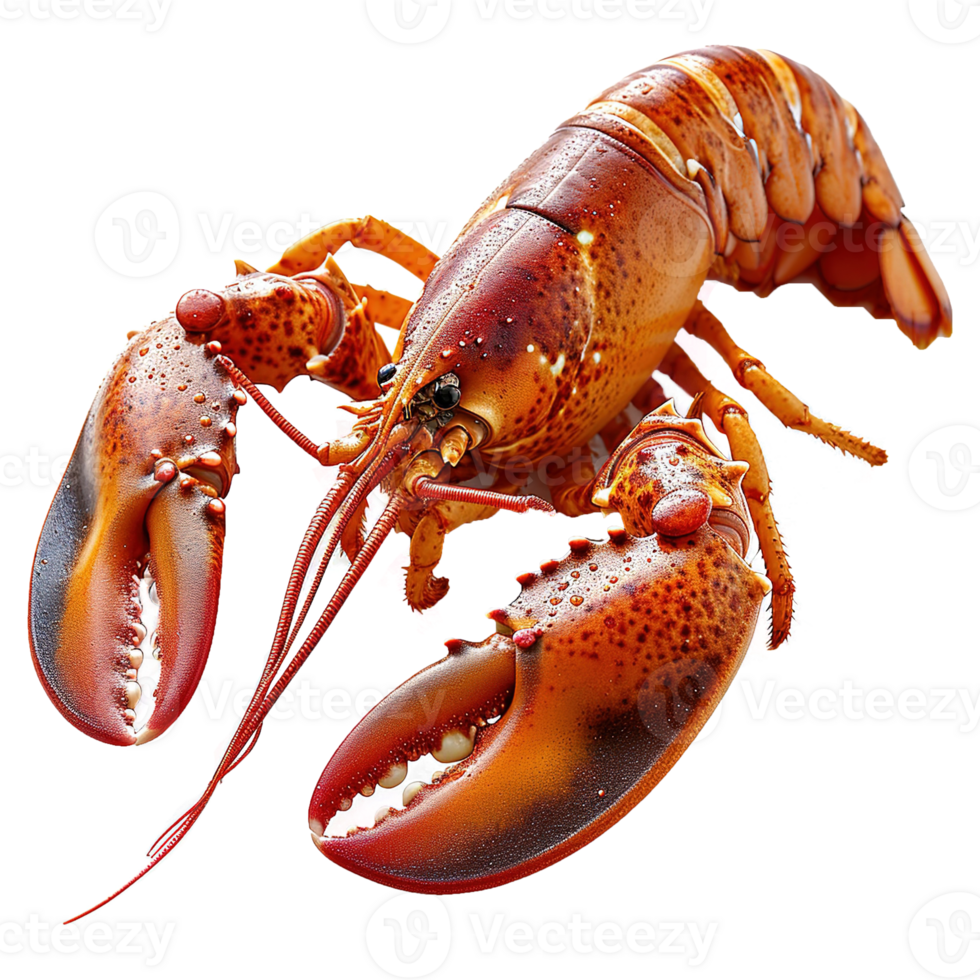 AI generated Lobster isolated on transparent background png