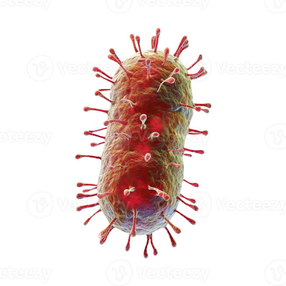 AI generated Microbe isolated on transparent background png